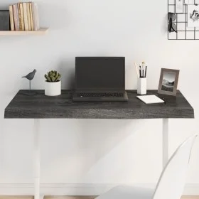 Dark brown treated oak wood table top 100x40x(2-6) cm by vidaXL, Table tops - Ref: Foro24-3156427, Price: 75,21 €, Discount: %