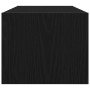 Muebles de TV 2 uds Roble Negro 80x31x25,5 cm Madera ingeniería
