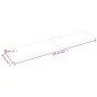 Tischplatte aus hellbraun behandeltem Eichenholz, 220 x 50 x (2–4) cm von vidaXL, Tischplatten - Ref: Foro24-3156403, Preis: ...