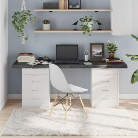 Dark brown treated oak wood table top 180x50x(2-6) cm by vidaXL, Table tops - Ref: Foro24-3156455, Price: 145,67 €, Discount: %