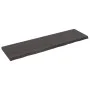 Tischplatte aus dunkelbraun behandeltem Eichenholz, 180 x 50 x (2–6) cm von vidaXL, Tischplatten - Ref: Foro24-3156455, Preis...