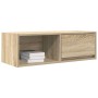 Muebles de TV 2 uds Roble Sonoma 80x31x25,5cm Madera ingeniería