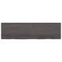 Tischplatte aus dunkelbraun behandeltem Eichenholz, 180 x 50 x (2–6) cm von vidaXL, Tischplatten - Ref: Foro24-3156455, Preis...