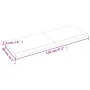 Tischplatte aus dunkelbraun behandeltem Eichenholz, 120 x 40 x (2–4) cm von vidaXL, Tischplatten - Ref: Foro24-3156434, Preis...