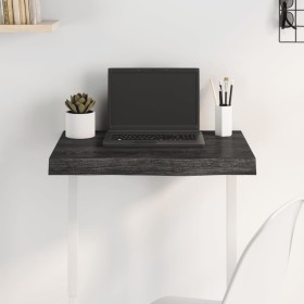 Dark brown treated oak wood table top 60x40x(2-6) cm by vidaXL, Table tops - Ref: Foro24-3156409, Price: 67,09 €, Discount: %