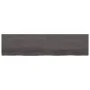 Behandelter dunkelbrauner Eichentischplatte 200x50x(2-6) cm von vidaXL, Tischplatten - Ref: Foro24-3156461, Preis: 157,32 €, ...