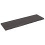 Eichenholz-Tischplatte, dunkelbraun behandelt, 200x60x(2-6) cm. von vidaXL, Tischplatten - Ref: Foro24-3156463, Preis: 181,54...