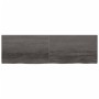 Eichenholz-Tischplatte, dunkelbraun behandelt, 200x60x(2-6) cm. von vidaXL, Tischplatten - Ref: Foro24-3156463, Preis: 181,54...
