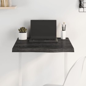 Dark brown treated oak wood table top 60x60x(2-4) cm by vidaXL, Table tops - Ref: Foro24-3156414, Price: 56,94 €, Discount: %