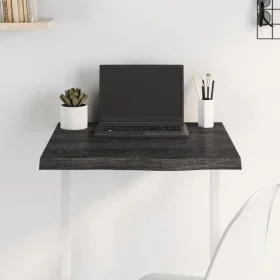 Dark brown treated oak wood table top 60x60x(2-4) cm by vidaXL, Table tops - Ref: Foro24-3156414, Price: 56,20 €, Discount: %