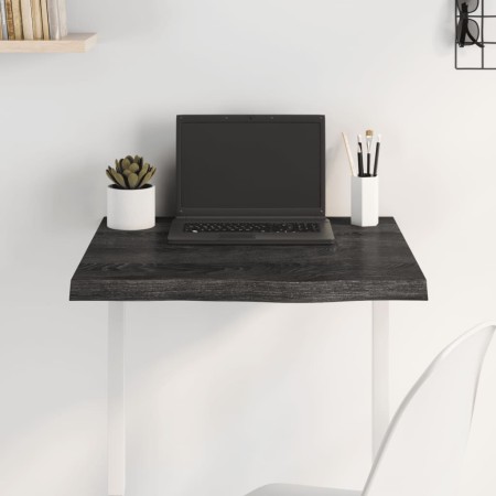Behandelte dunkelbraune Eichenholz Tischplatte 60x60x(2-4) cm von vidaXL, Tischplatten - Ref: Foro24-3156414, Preis: 56,94 €,...