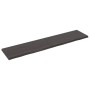 Eiche behandelter dunkelbrauner Holztisch 180x40x(2-4) cm von vidaXL, Tischplatten - Ref: Foro24-3156452, Preis: 101,92 €, Ra...