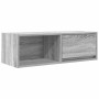 Mueble de TV madera de ingeniería gris Sonoma 80x31x25,5 cm