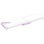 Eiche behandelter dunkelbrauner Holztisch 180x40x(2-4) cm von vidaXL, Tischplatten - Ref: Foro24-3156452, Preis: 100,64 €, Ra...