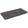 Dark brown treated oak wood table top 80x40x(2-4) cm by vidaXL, Table tops - Ref: Foro24-3156417, Price: 67,38 €, Discount: %