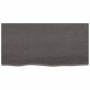 Dark brown treated oak wood table top 80x40x(2-4) cm by vidaXL, Table tops - Ref: Foro24-3156417, Price: 67,38 €, Discount: %