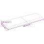 Dark brown treated oak wood table top 160x50x(2-6) cm by vidaXL, Table tops - Ref: Foro24-3156449, Price: 130,92 €, Discount: %
