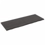 Tischplatte aus dunkelbraun behandeltem Eichenholz, 160 x 60 x (2–4) cm von vidaXL, Tischplatten - Ref: Foro24-3156450, Preis...