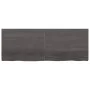 Tischplatte aus dunkelbraun behandeltem Eichenholz, 160 x 60 x (2–4) cm von vidaXL, Tischplatten - Ref: Foro24-3156450, Preis...