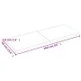 Tischplatte aus dunkelbraun behandeltem Eichenholz, 160 x 60 x (2–4) cm von vidaXL, Tischplatten - Ref: Foro24-3156450, Preis...