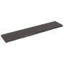 Dark brown treated oak wood table top 200x40x(2-6) cm by vidaXL, Table tops - Ref: Foro24-3156459, Price: 135,22 €, Discount: %