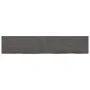 Tischplatte aus dunkelbraun behandeltem Eichenholz, 200 x 40 x (2–6) cm von vidaXL, Tischplatten - Ref: Foro24-3156459, Preis...