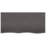 Dark brown treated oak wood table top 100x50x(2-4) cm by vidaXL, Table tops - Ref: Foro24-3156429, Price: 75,31 €, Discount: %