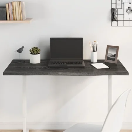 Dark brown treated oak wood table top 100x60x2 cm by vidaXL, Table tops - Ref: Foro24-3156431, Price: 68,55 €, Discount: %