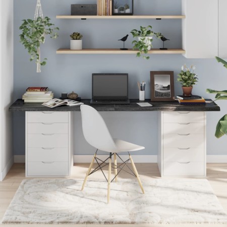 Dark brown treated oak wood table top 200x50x(2-4) cm by vidaXL, Table tops - Ref: Foro24-3156460, Price: 134,32 €, Discount: %