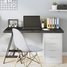 Dark brown treated oak wood table top 120x50x(2-4) cm by vidaXL, Table tops - Ref: Foro24-3156436, Price: 85,92 €, Discount: %