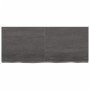 Dark brown treated oak wood table top 120x50x(2-4) cm by vidaXL, Table tops - Ref: Foro24-3156436, Price: 85,92 €, Discount: %