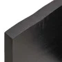 Tischplatte aus dunkelbraun behandeltem Eichenholz, 120 x 50 x (2–4) cm von vidaXL, Tischplatten - Ref: Foro24-3156436, Preis...