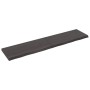 Dark brown treated oak wood table top 220x50x(2-6) cm by vidaXL, Table tops - Ref: Foro24-3156467, Price: 171,31 €, Discount: %