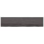 Dark brown treated oak wood table top 220x50x(2-6) cm by vidaXL, Table tops - Ref: Foro24-3156467, Price: 171,31 €, Discount: %