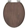 SCHÜTTE Soft Close WC-Sitz DUNKLES HOLZ MDF von SCHÜTTE, Toiletten- und Bidetsitze - Ref: Foro24-435087, Preis: 61,95 €, Raba...
