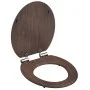 SCHÜTTE Soft Close WC-Sitz DUNKLES HOLZ MDF von SCHÜTTE, Toiletten- und Bidetsitze - Ref: Foro24-435087, Preis: 61,95 €, Raba...
