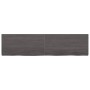 Dark brown treated oak wood table top 160x40x(2-6) cm by vidaXL, Table tops - Ref: Foro24-3156447, Price: 112,20 €, Discount: %