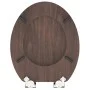 SCHÜTTE Soft Close WC-Sitz DUNKLES HOLZ MDF von SCHÜTTE, Toiletten- und Bidetsitze - Ref: Foro24-435087, Preis: 61,95 €, Raba...