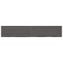 Dark brown treated oak wood table top 220x40x(2-4) cm by vidaXL, Table tops - Ref: Foro24-3156464, Price: 122,17 €, Discount: %