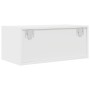 Mueble de TV de madera de ingeniería blanco 60x31x25,5 cm