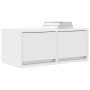 Muebles de TV 2 uds Blanco 60x31x25,5 cm Madera de ingeniería