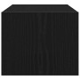 Muebles de TV 2 uds Roble Negro 60x31x25,5 cm Madera ingeniería