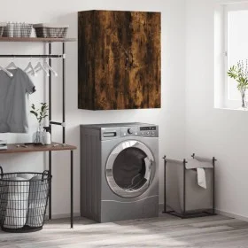 Engineered smoked oak wood wall cabinet 69.5x34x90 cm by vidaXL, Sideboards - Ref: Foro24-834983, Price: 82,10 €, Discount: %
