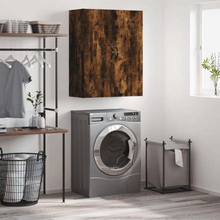 Engineered smoked oak wood wall cabinet 69.5x34x90 cm by vidaXL, Sideboards - Ref: Foro24-834983, Price: 83,37 €, Discount: %