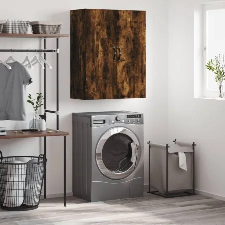 Engineered smoked oak wood wall cabinet 69.5x34x90 cm by vidaXL, Sideboards - Ref: Foro24-834983, Price: 82,10 €, Discount: %