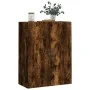 Engineered smoked oak wood wall cabinet 69.5x34x90 cm by vidaXL, Sideboards - Ref: Foro24-834983, Price: 82,10 €, Discount: %