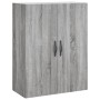 Sonoma grauer Wandschrank aus Holzwerkstoff, 69,5 x 34 x 90 cm von vidaXL, Sideboards - Ref: Foro24-834984, Preis: 71,70 €, R...