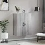 Armario de pared madera ingeniería gris Sonoma 69,5x34x90 cm de vidaXL, Aparadores - Ref: Foro24-834984, Precio: 70,79 €, Des...