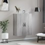 Sonoma grauer Wandschrank aus Holzwerkstoff, 69,5 x 34 x 90 cm von vidaXL, Sideboards - Ref: Foro24-834984, Preis: 71,70 €, R...