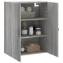 Armario de pared madera ingeniería gris Sonoma 69,5x34x90 cm de vidaXL, Aparadores - Ref: Foro24-834984, Precio: 70,79 €, Des...